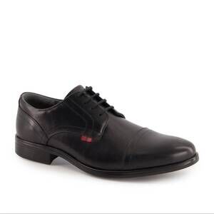 NEW ANDREA men's formal leather oxford shoes in black